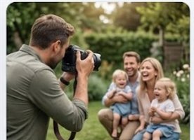 Fotograf podczas sesji
